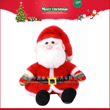 Factory wholesale 2016 new gift christmas ornaments santa claus stuffed toy